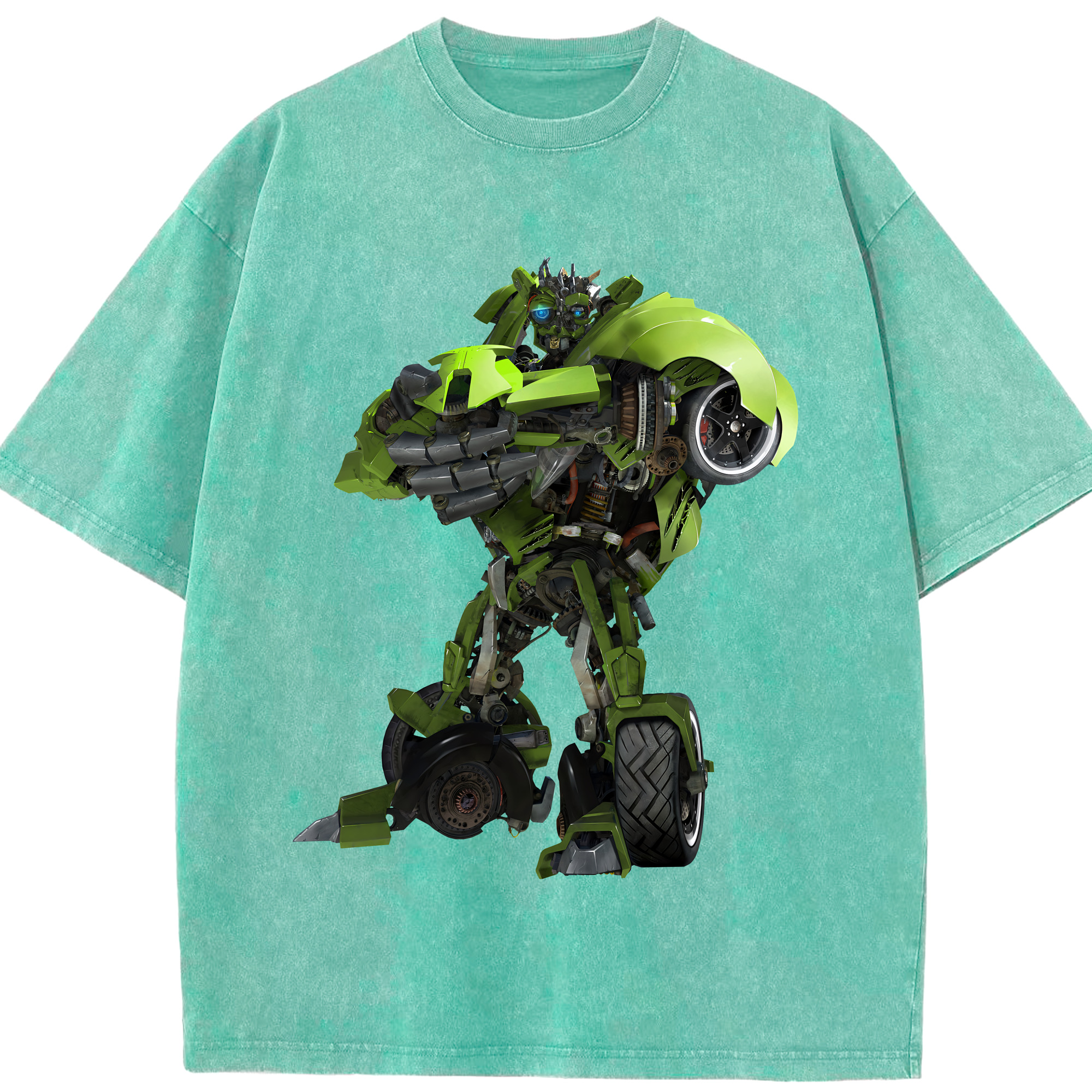 （画像用） Transformers トランスフォーマー 綿100% ヴィンテージ風 半袖Tシャツ（フロントプリント）